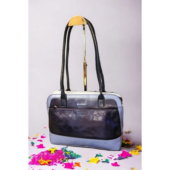 Vintage Gianni Bernini leather handbag - Picture 1 of 8